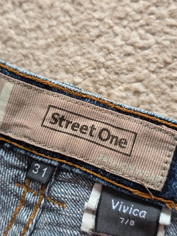 Street One Mid Rise Bootcut Jeans UK Size 8/10