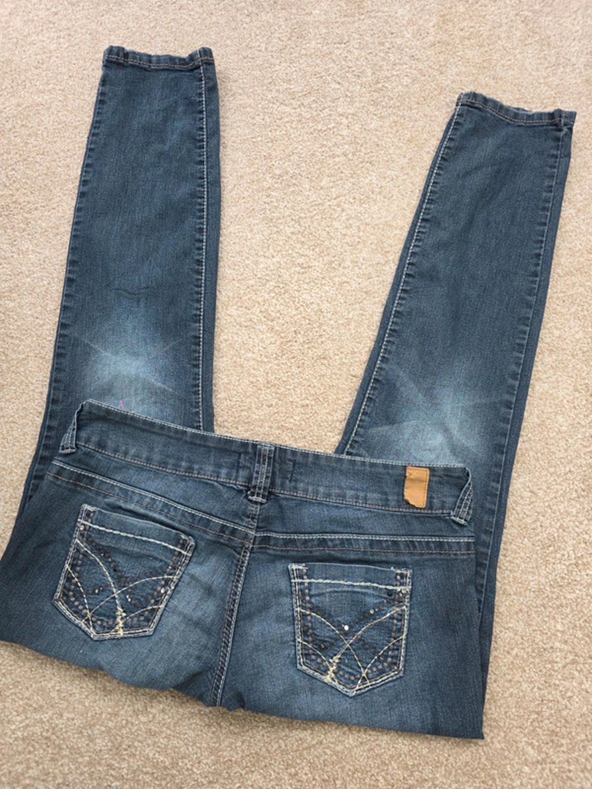 Vintage Y2K Maurices Low Rise Skinny Jeggings UK Size 16