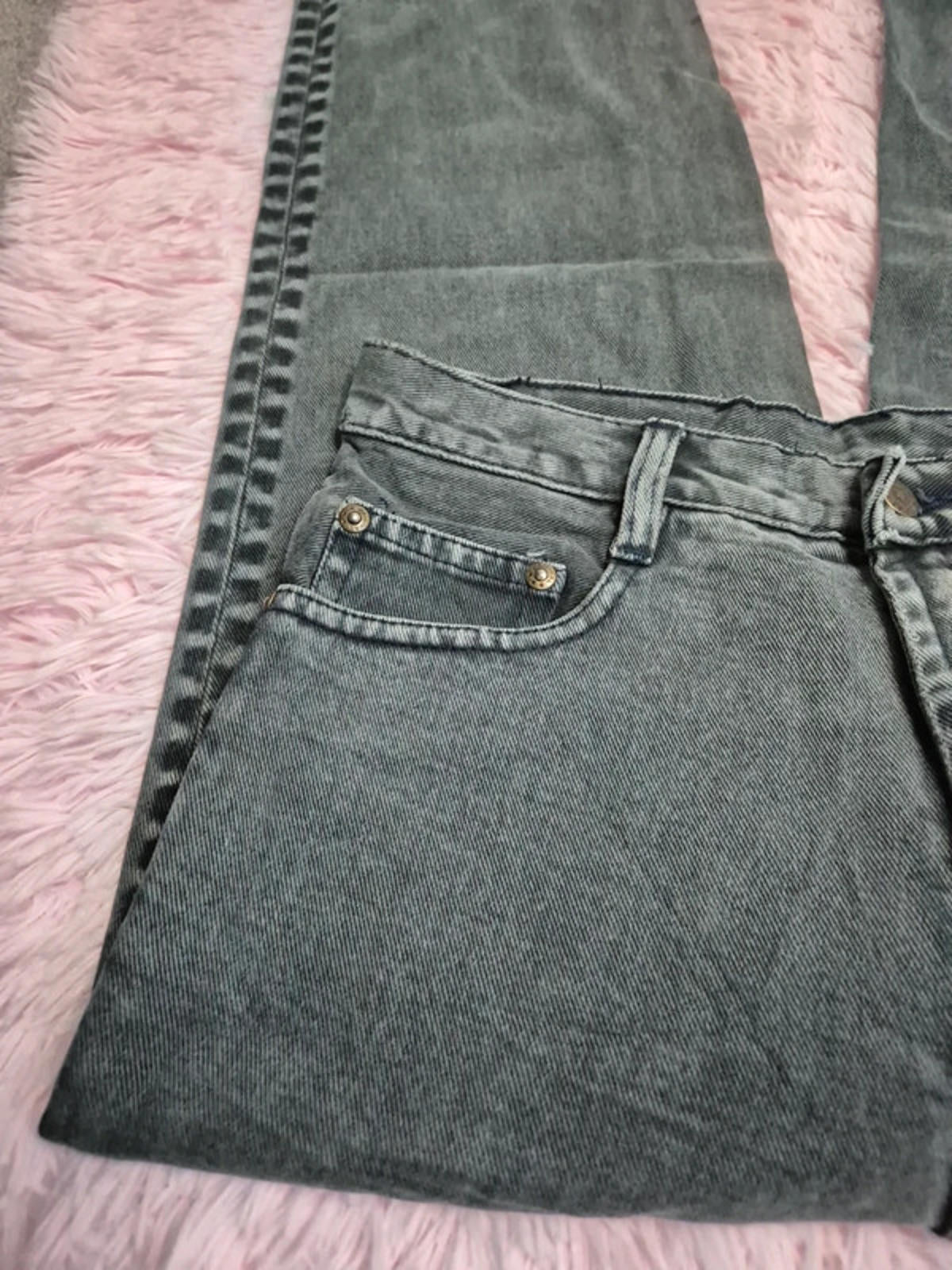 Vintage Y2K Versace Jeans Couture High Rise Straight Jeans UK 8