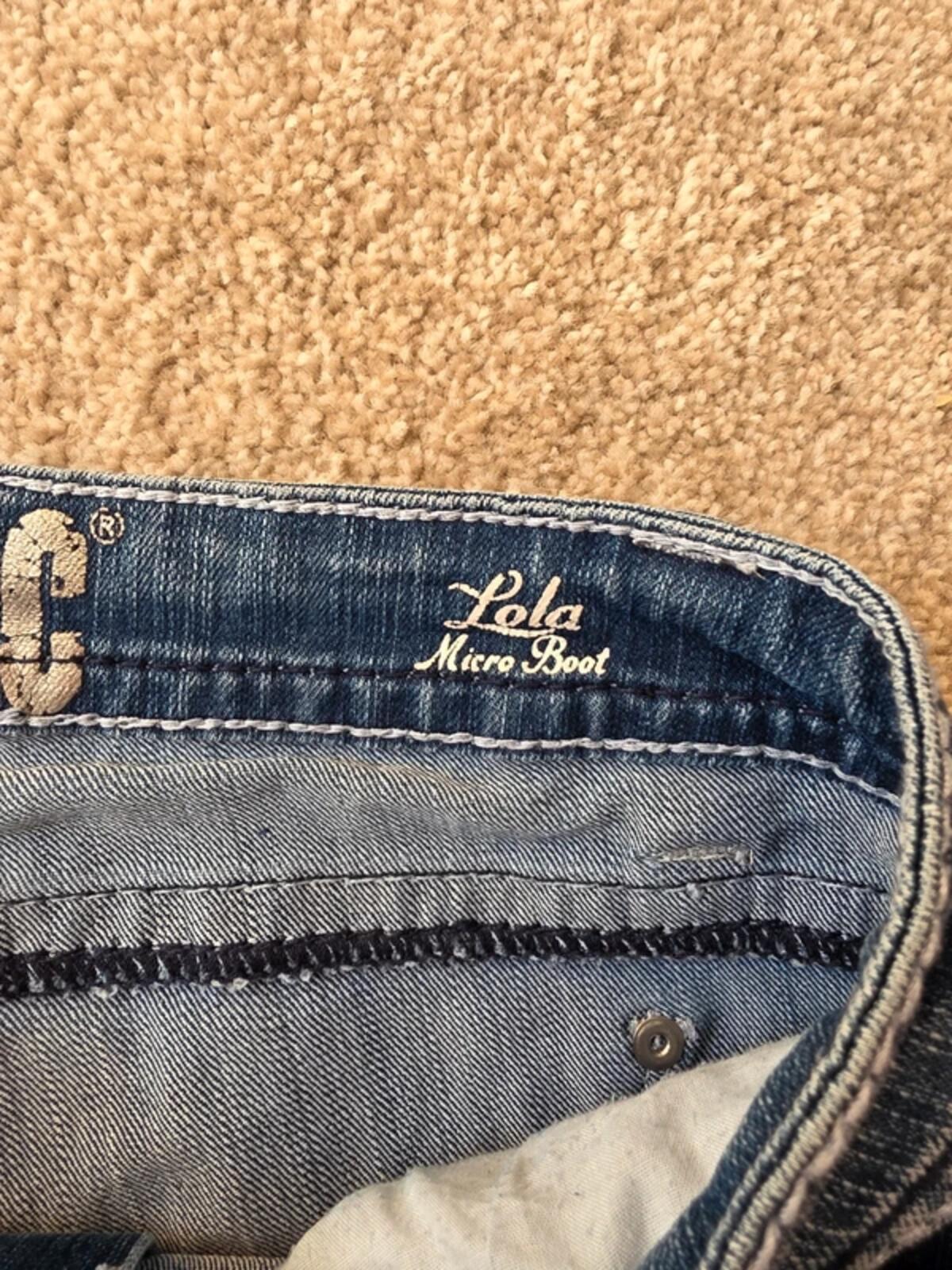 Vintage Y2K Hydraulic Low Rise Micro Bootcut Jeans UK Size 8 tall