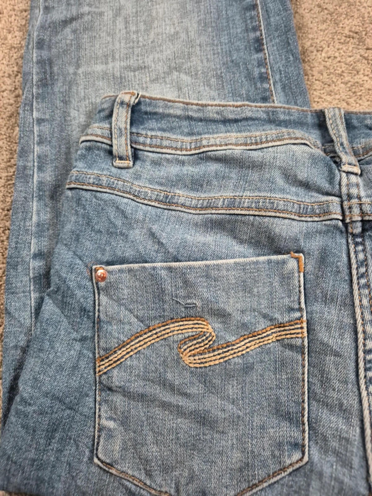 Grain de Malice Droit Jeans – Mid Rise Straight Leg (UK 8) '