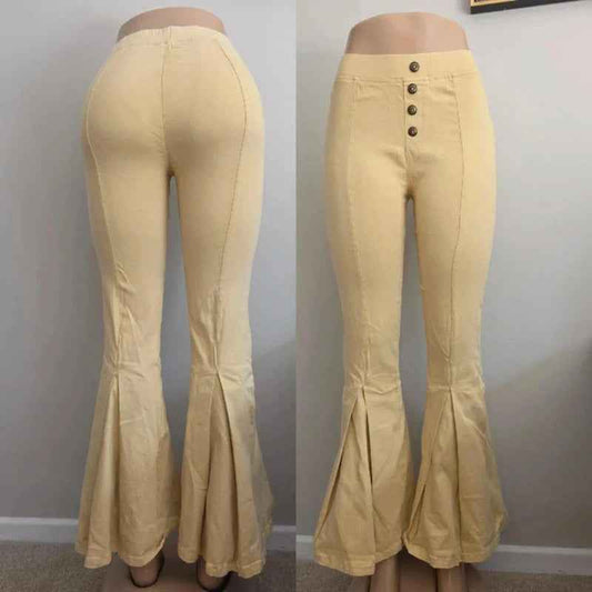 Molly Green Vintage Y2K Mid Rise Flared Pants UK Size 6/8