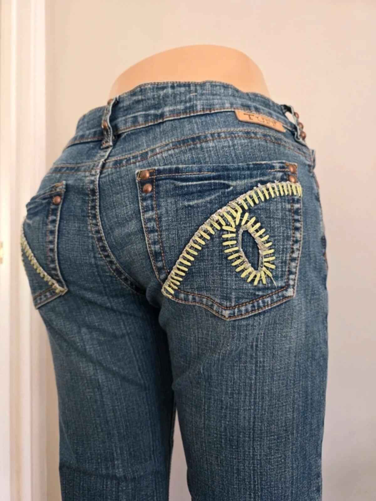 Gypsy Low Rise Bootcut Vintage Y2K Jeans UK Size 10