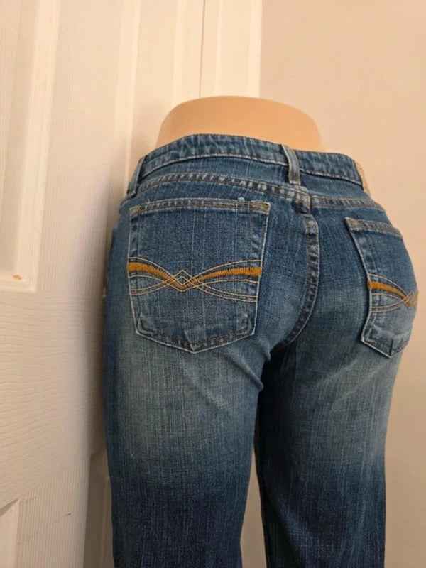 L.E.I. Mid Rise Bootcut Vintage Y2K Jeans UK Size 8  Tall