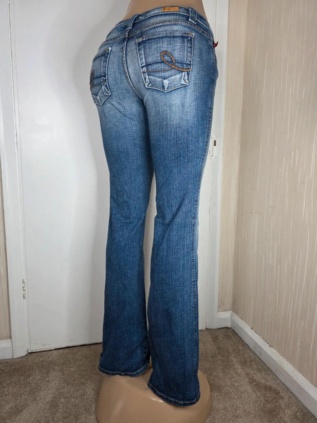 Vintage Y2K Hammer Mid Rise Bootcut Jeans UK Size 10