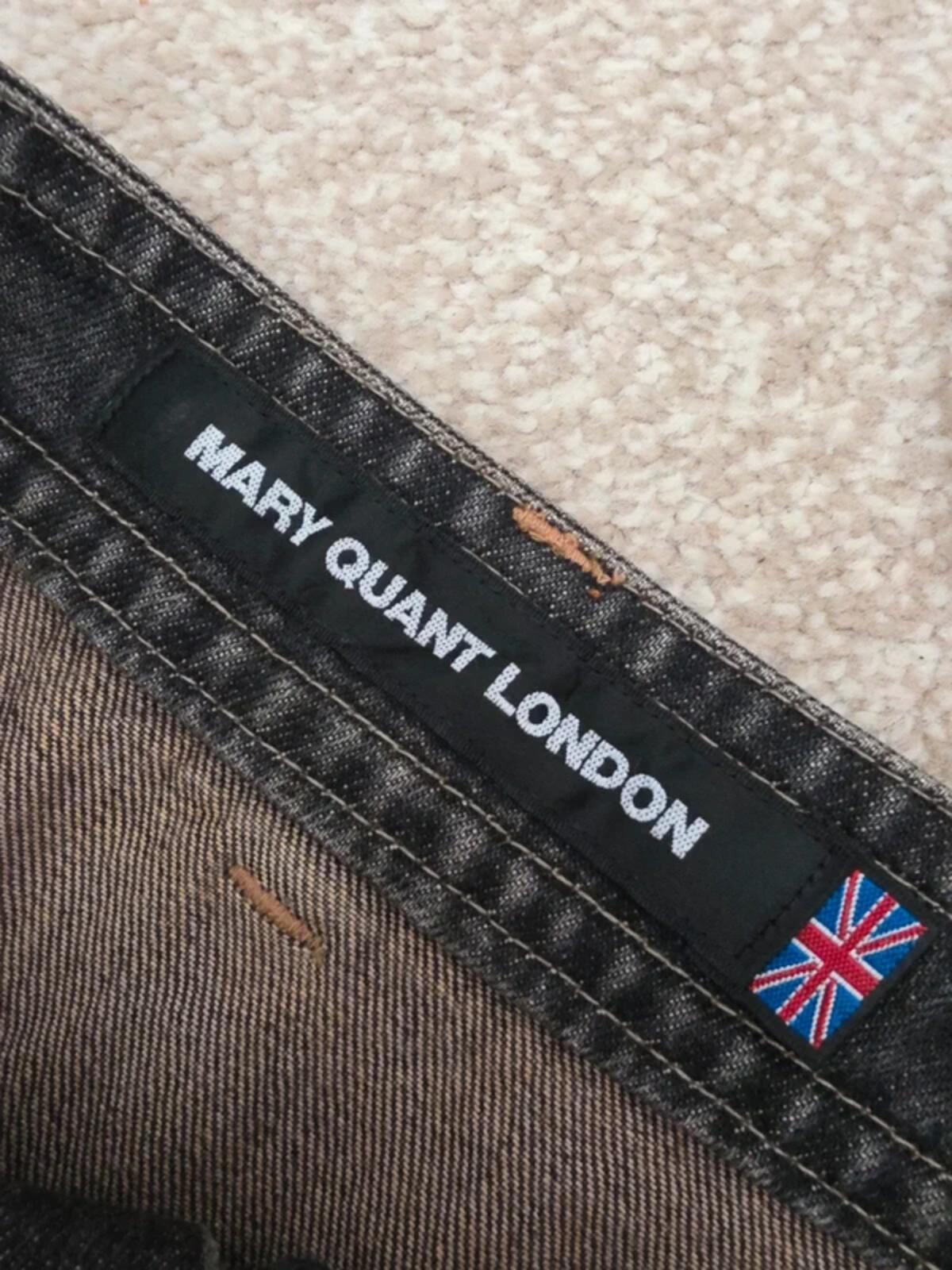 Mary Quant London Vintage Y2K Mid Rise Denim Mini Skirt UK Size 4/6