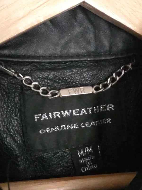 Vintage Y2K Fairweather Genuine Leather Long Coat Women’s Size M (Oversized Fit)