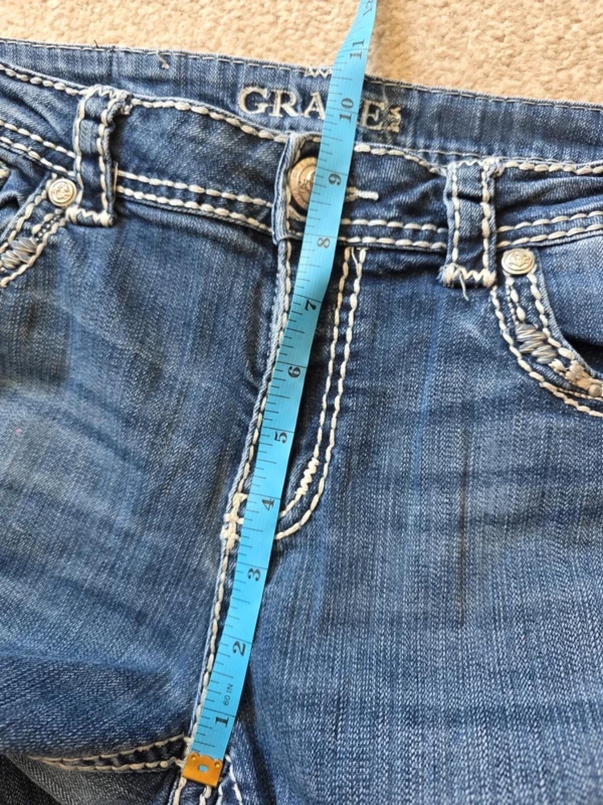 Grace in LA Mid Rise Bootcut Jeans UK Size 12
