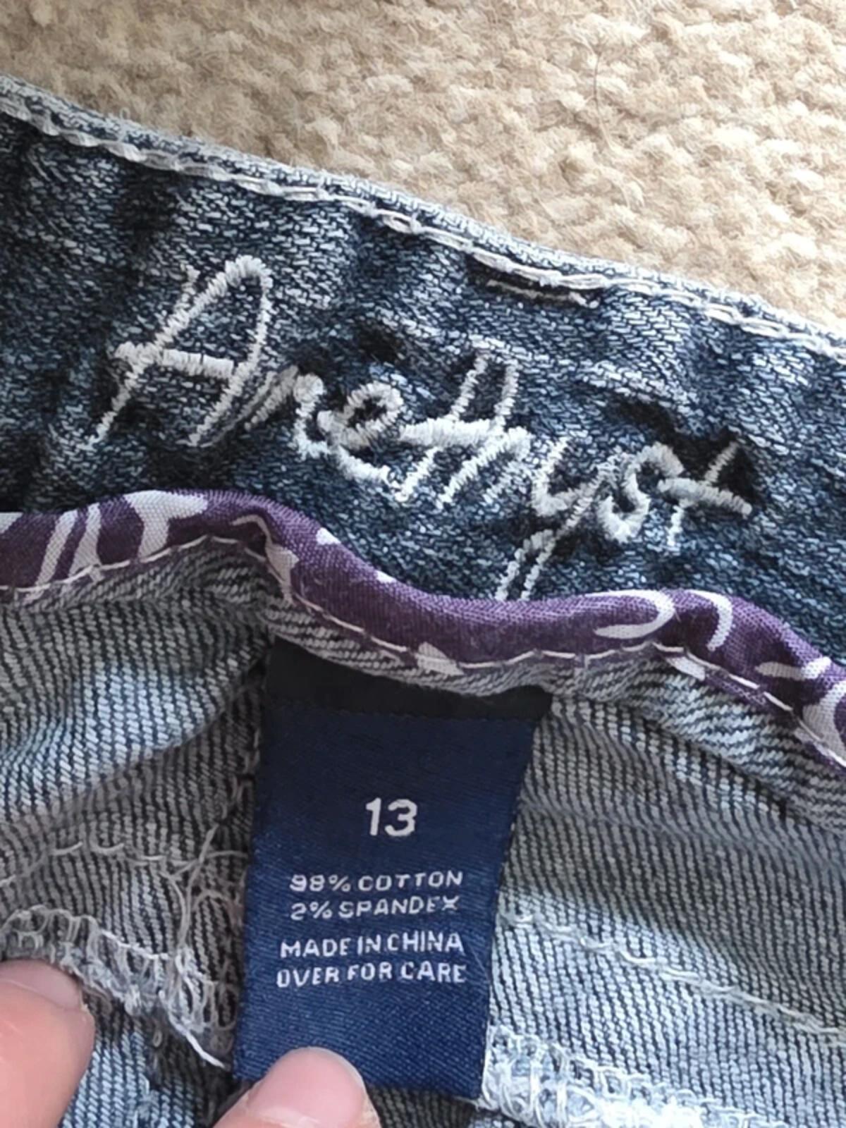 Vintage Y2K Amethyst Mid Rise Bootcut Jeans UK Size 14