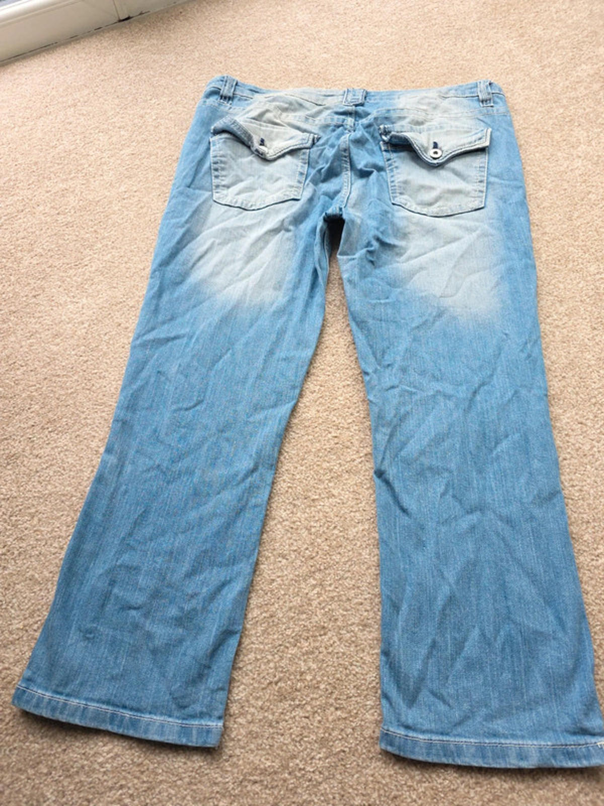 Vintage Y2K Okay Mid Rise Capri Jeans UK Size 18
