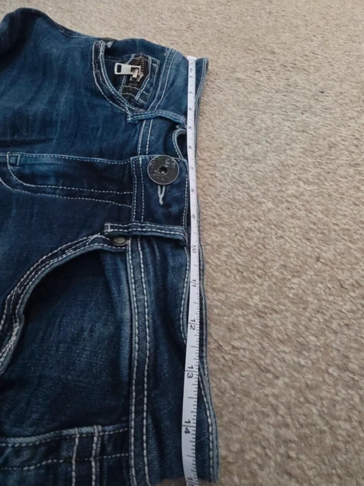 Blackarv Mid Rise Straight Vintage Y2K Jeans UK Size 10