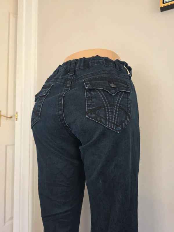 Kut From The Kloth Mid Rise Bootcut Vintage Y2K Jeans UK Size 10/12 Tall
