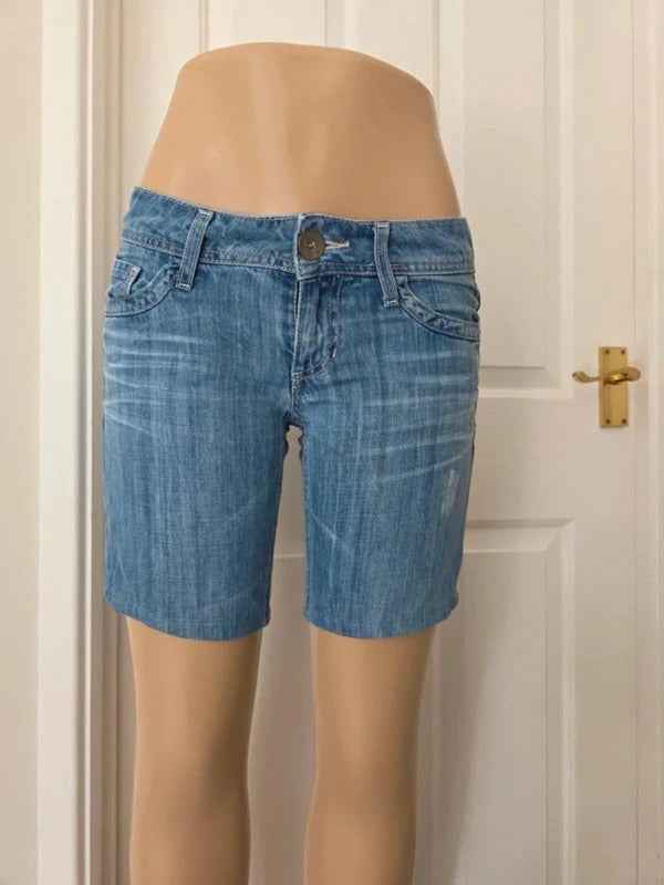 EDC by Esprit Low Rise Denim Shorts UK Size 6/8