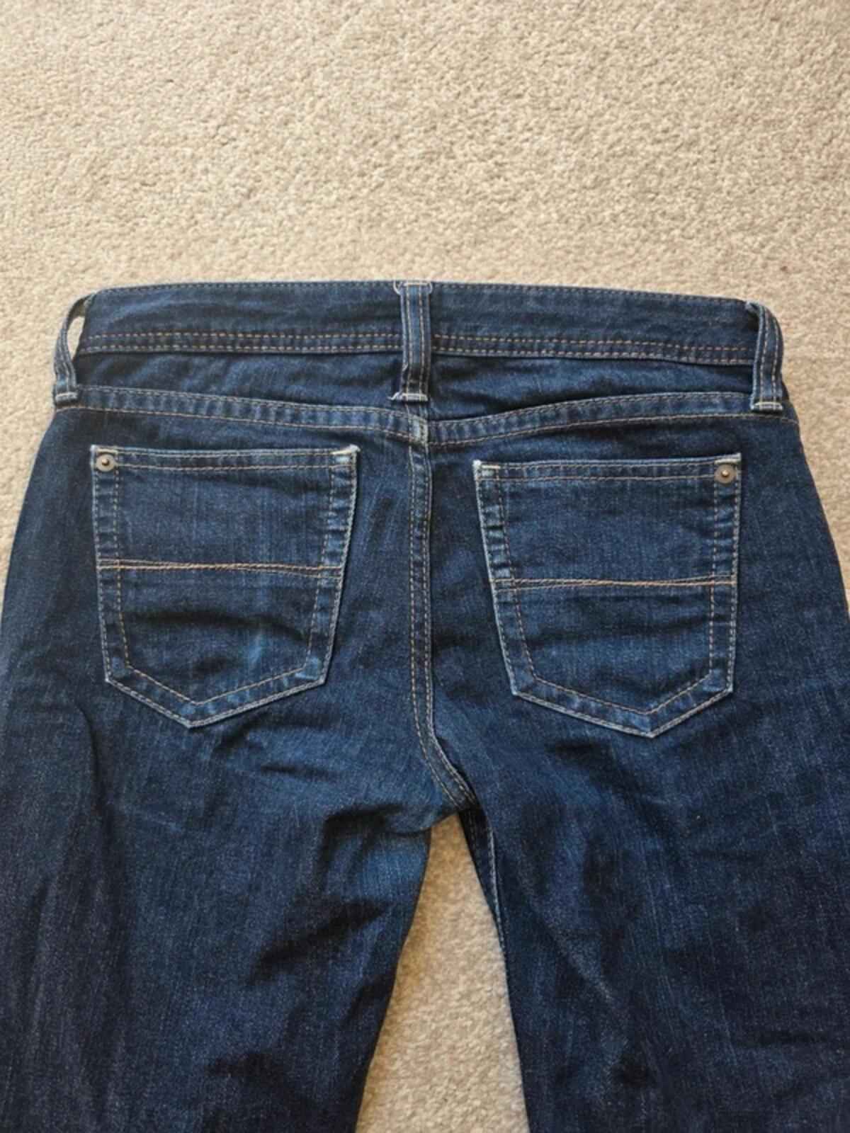 Vintage Y2K Uniqlo Low Rise Cropped Jeans UK Size 6