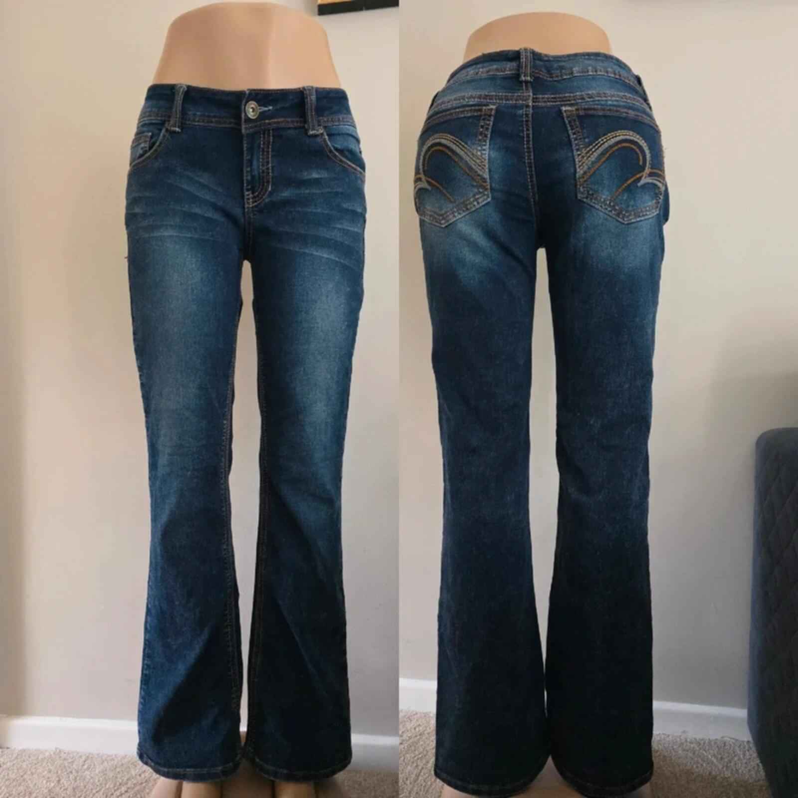 Revolt Low Rise Bootcut Vintage Y2K Jeans UK Size 10/12