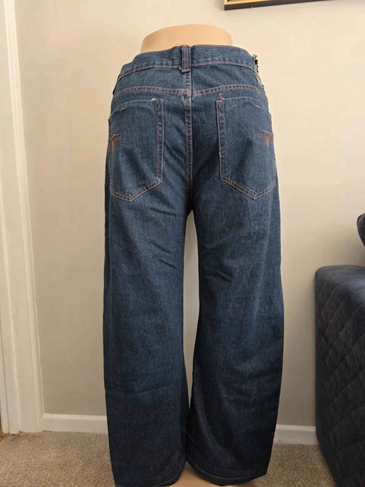 Fiend Baggy Vintage Y2K Jeans UK Size 22 Petite