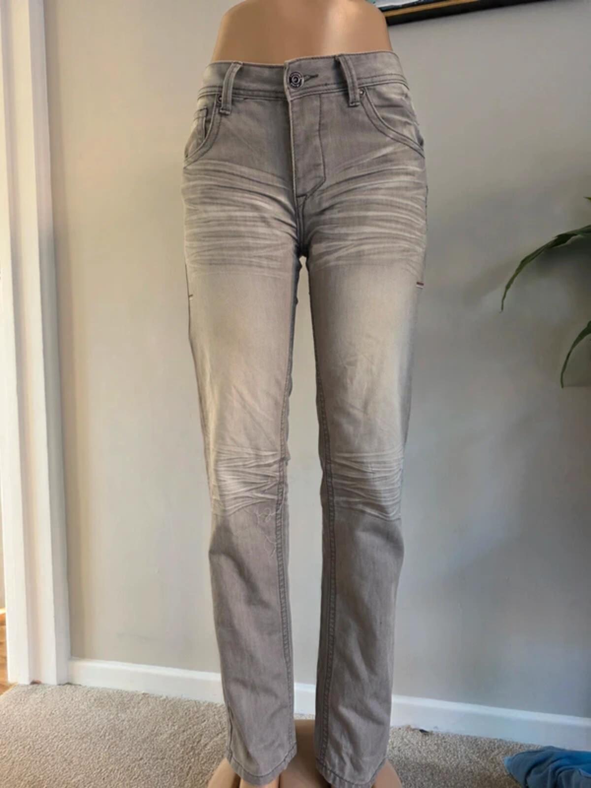 Vintage Y2K Fadnoble Mid Rise Straight Leg Jeans UK Size 12