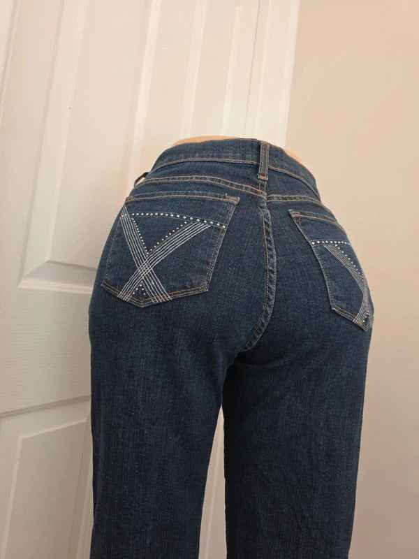 NYDJ Petite High Rise Bootcut Jeans UK Size 14