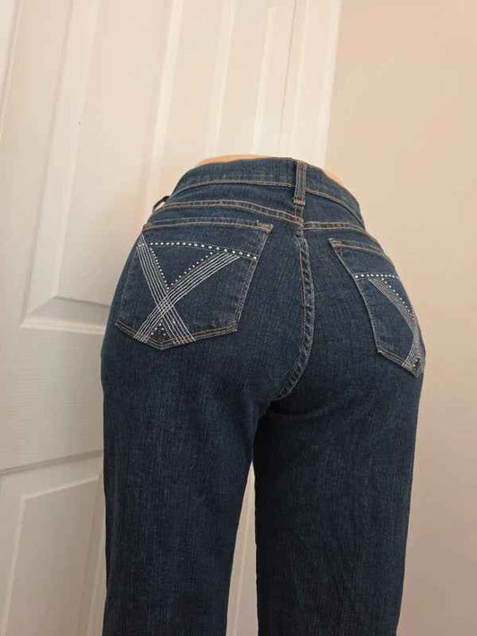 NYDJ Petite High Rise Bootcut Jeans UK Size 14