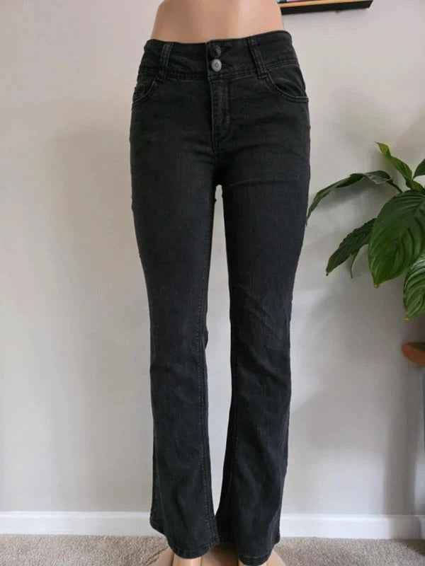 Vintage Y2K Wallflower Low Rise Bootcut Jeans UK Size 10