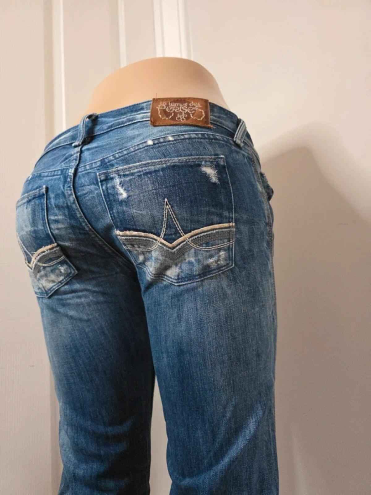 Les Temps Des Cerises Low Rise Straight Vintage Y2K Jeans UK Size 6