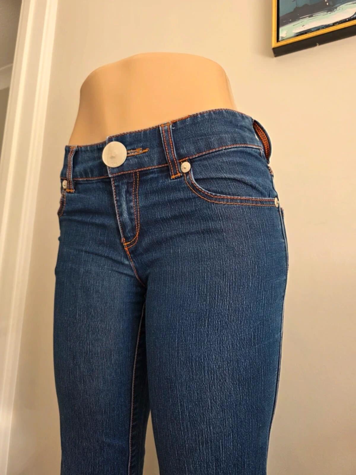 Ecko Red Low Rise Bootcut Jeans UK Size 8 Petite