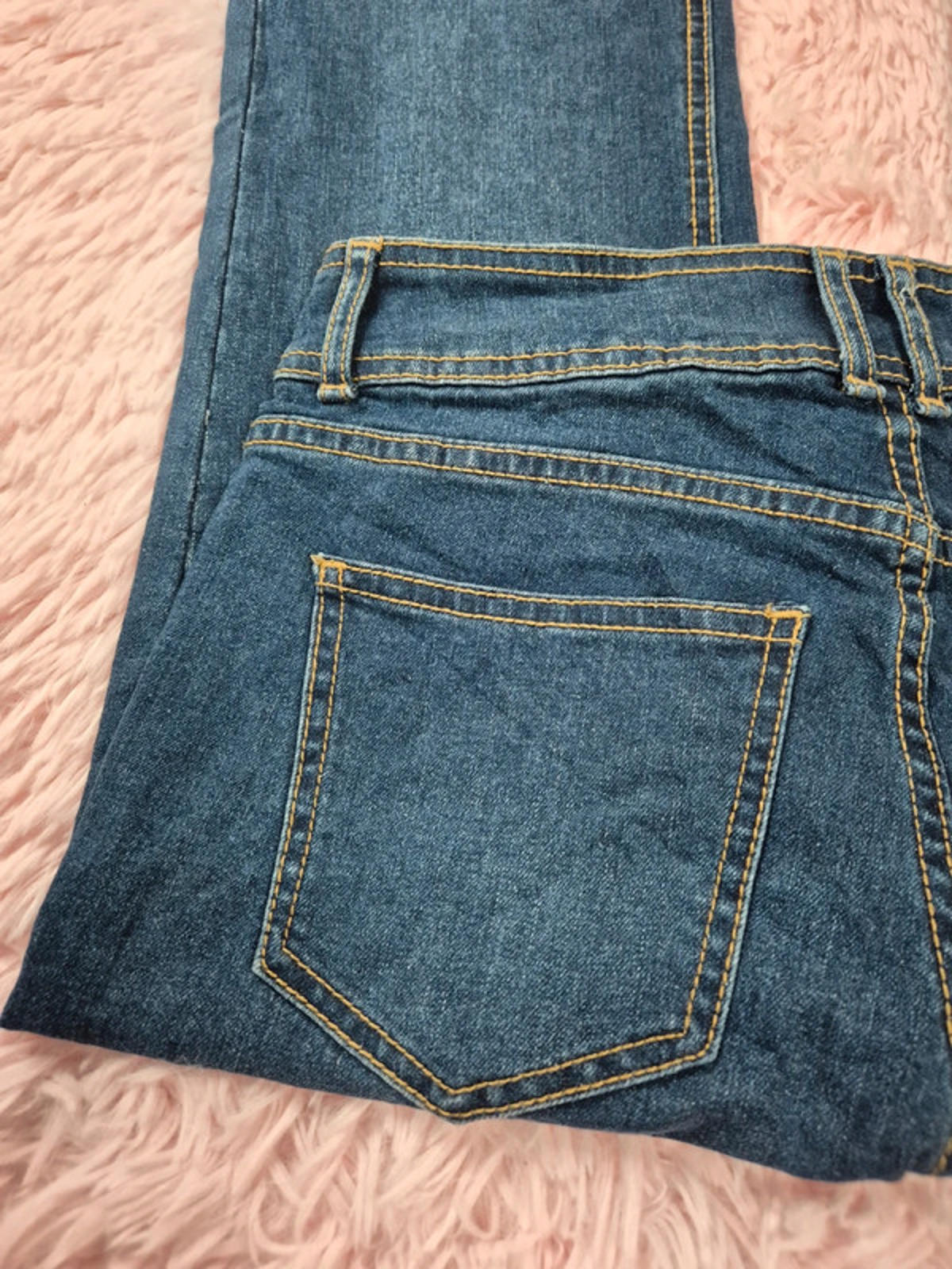 Vintage Y2K No Boundaries Mid Rise Flared Jeans UK 10