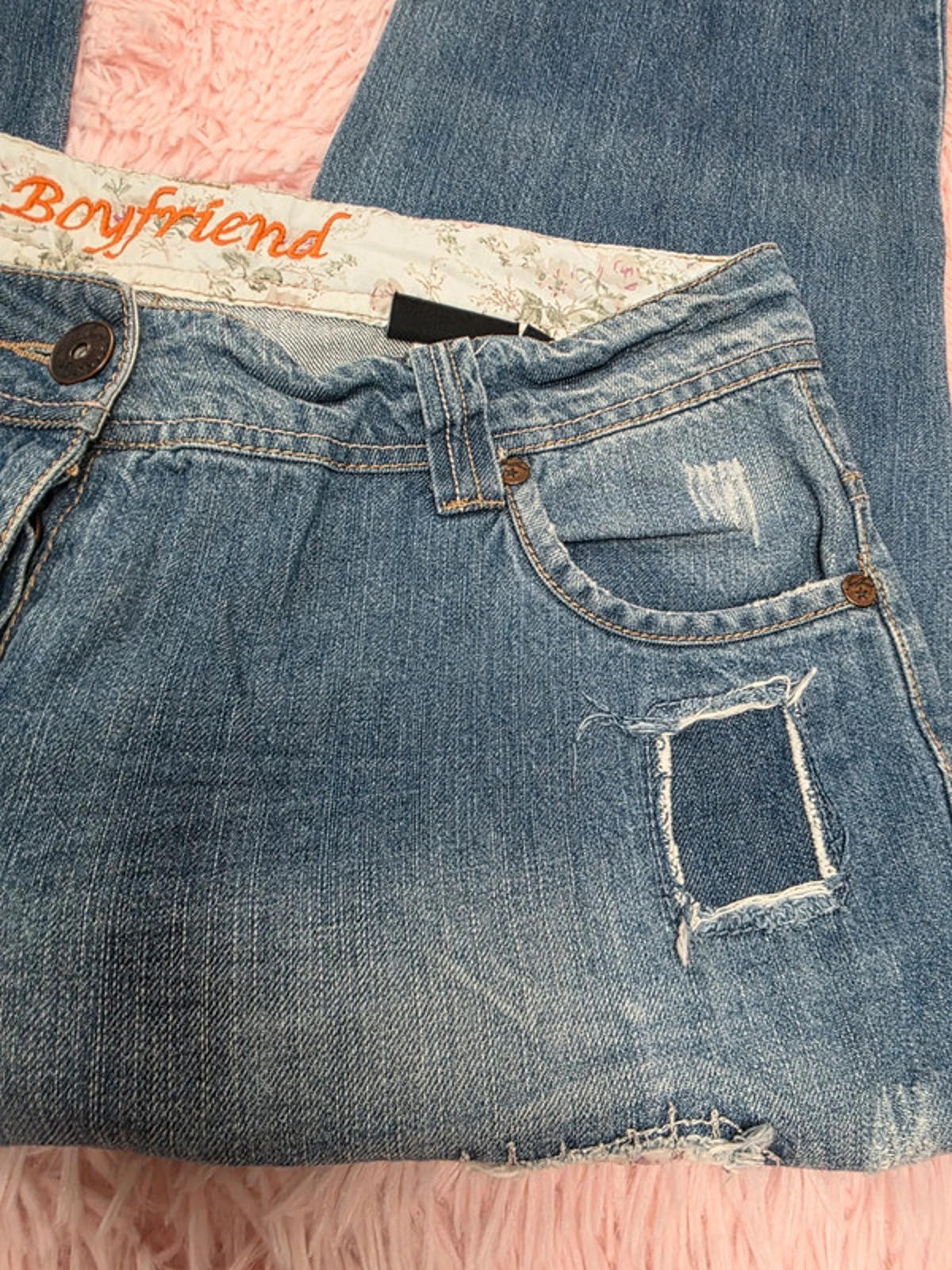 Vintage Y2K Next Boyfriend Mid Rise Jeans UK size 12