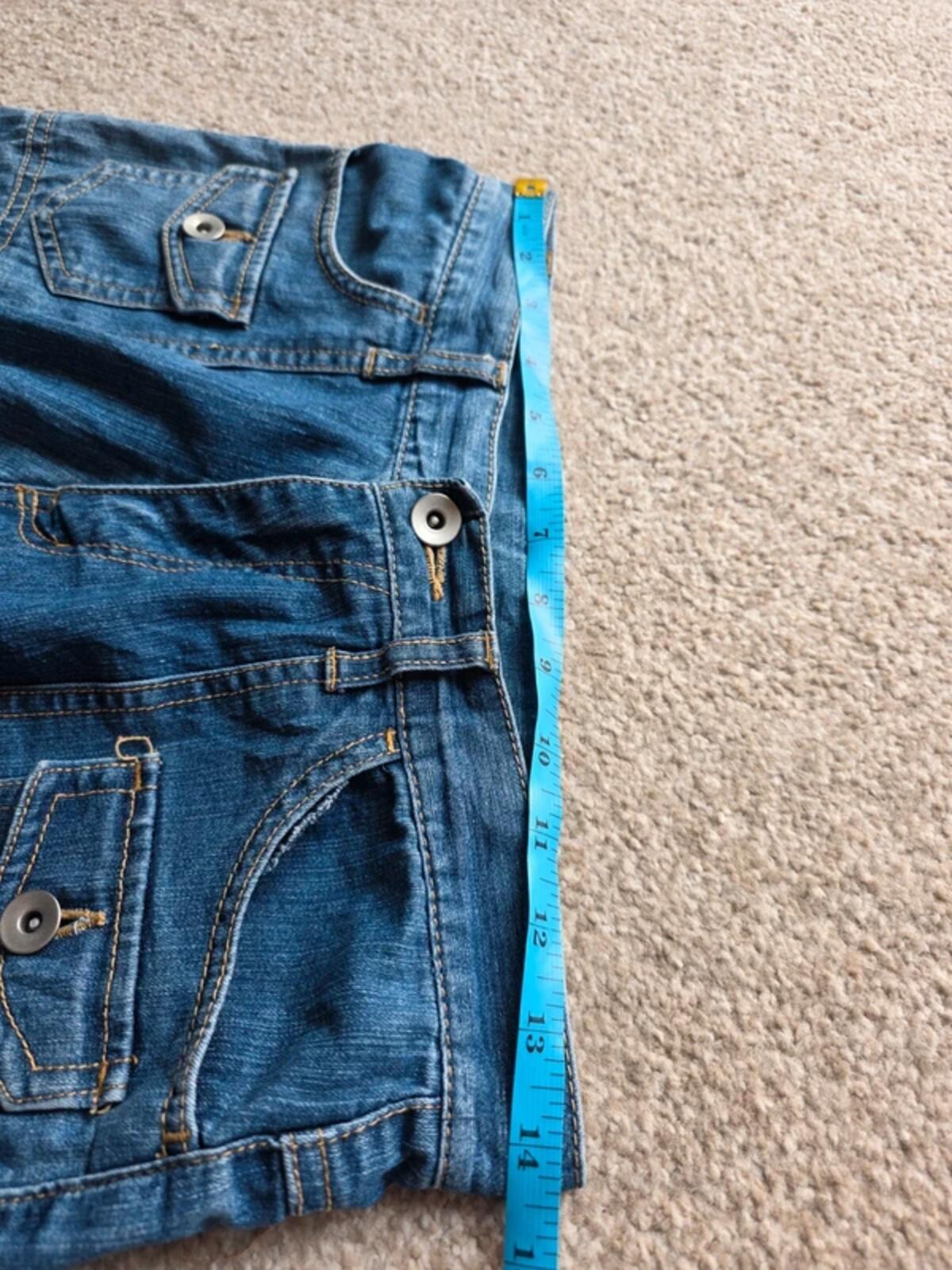 Vintage Y2K Mid Rise Flared Jeans UK Size 8 Petite