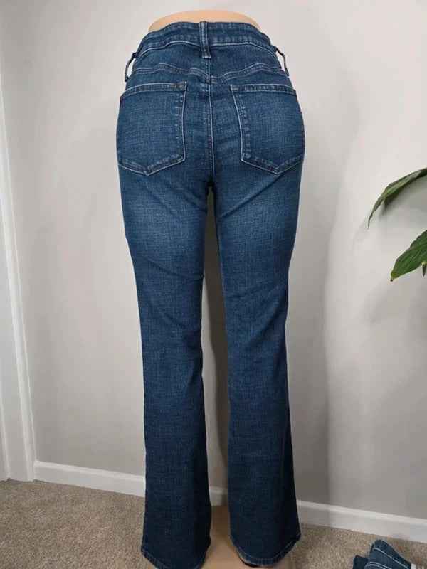 Vintage Y2K Sonoma Mid Rise Bootcut Jeans UK Size 10 Tall