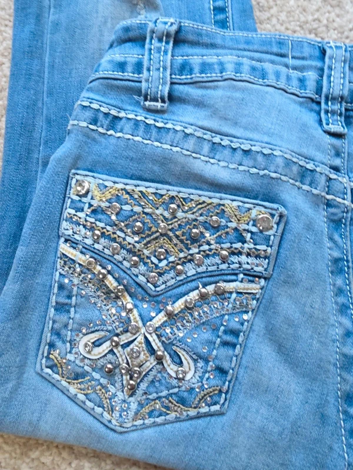 Vintage Y2K Y Jeans Los Angeles Low Rise Bootcut Jeans UK Size 4