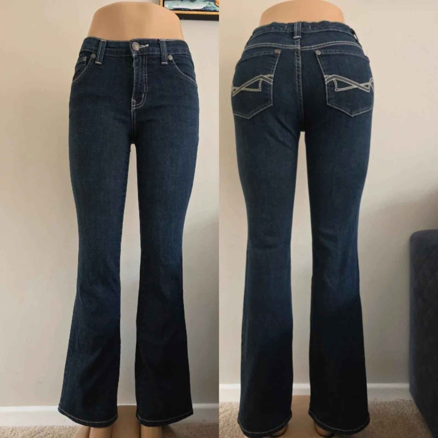 Nine West Flared Vintage Y2K Jeans UK Size 8