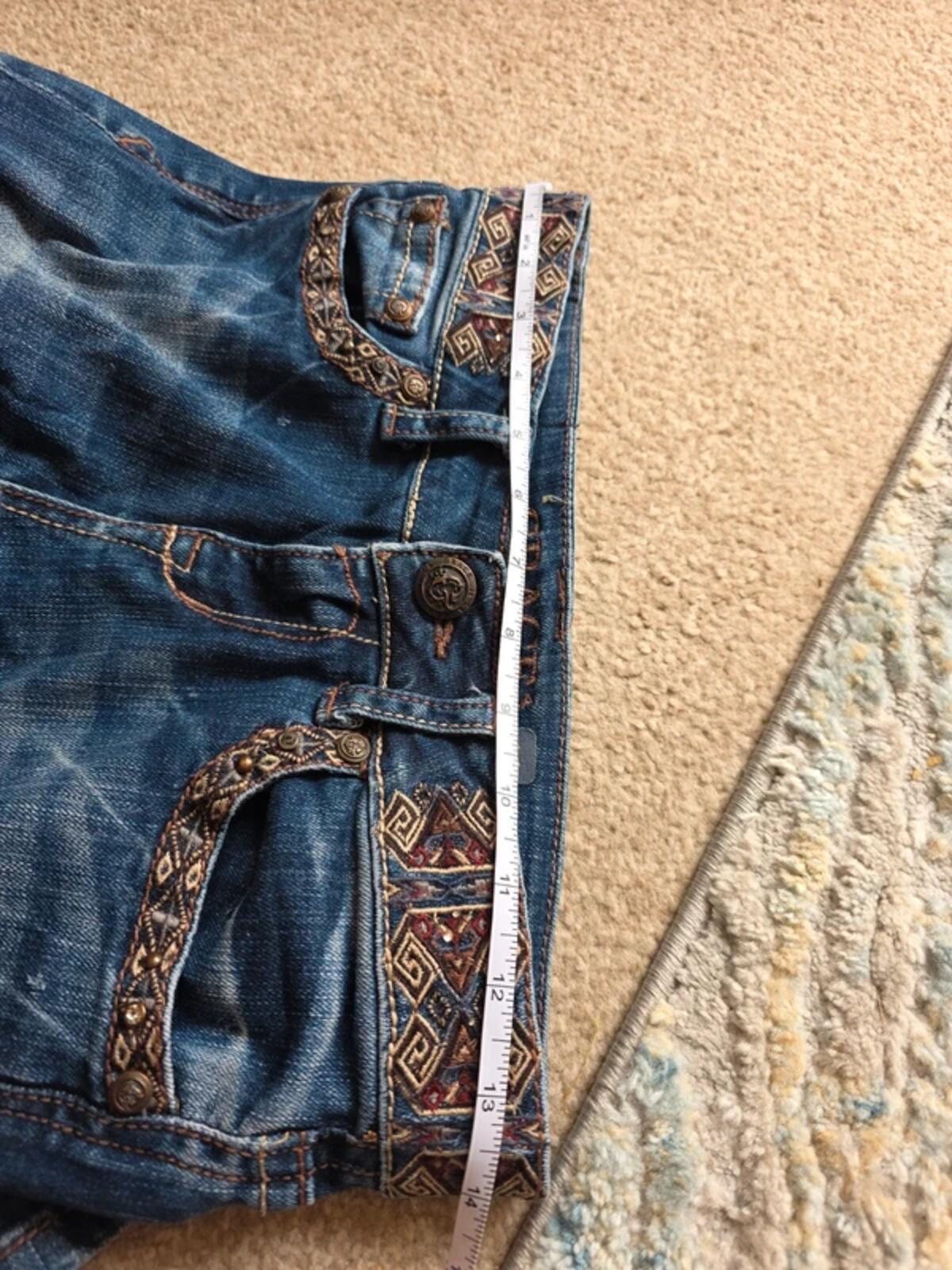 Grace in LA Ultra Low Rise Bootcut Vintage Y2K Jeans UK Size 4/6