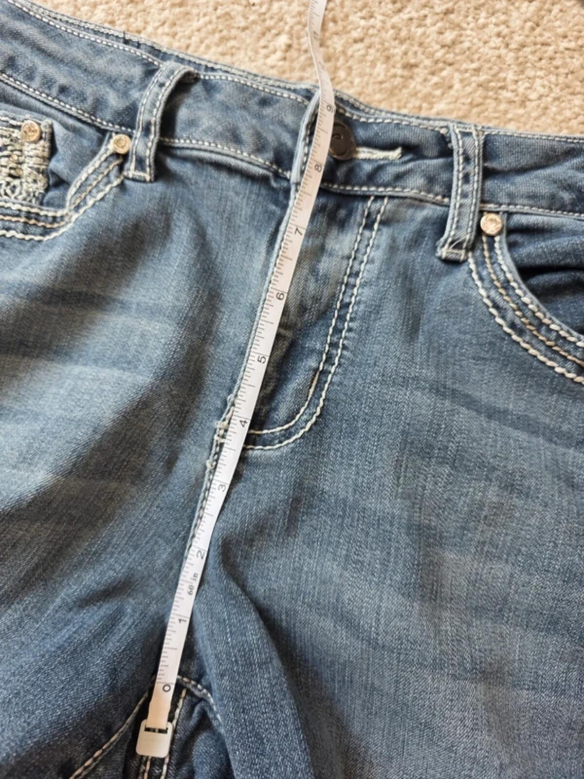 Vintage Y2K Earl Jeans Mid Rise Straight Bling Jeans UK Size 10