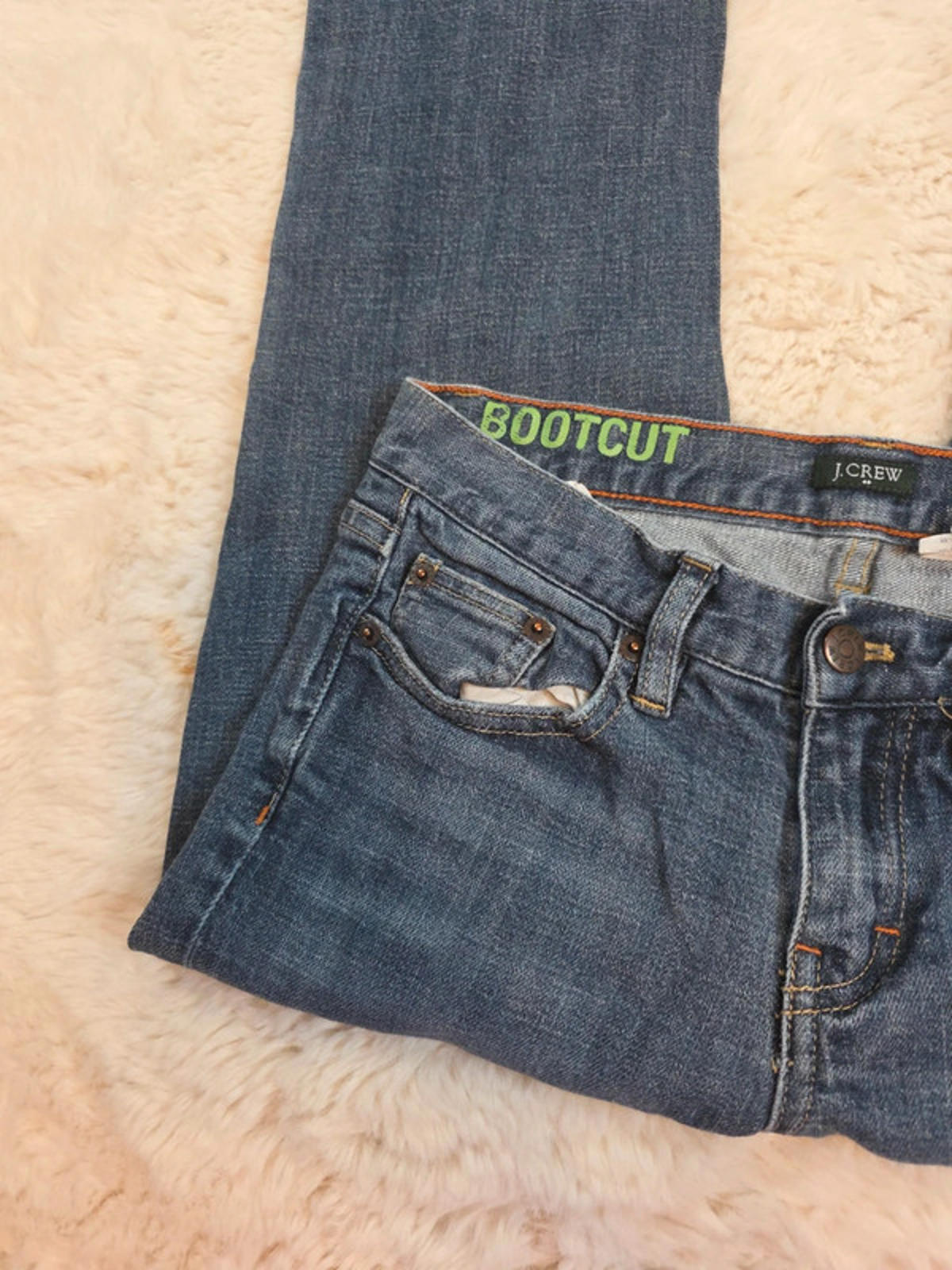 Vintage Y2K J.Crew Low Rise Bootcut Jeans UK Size 8