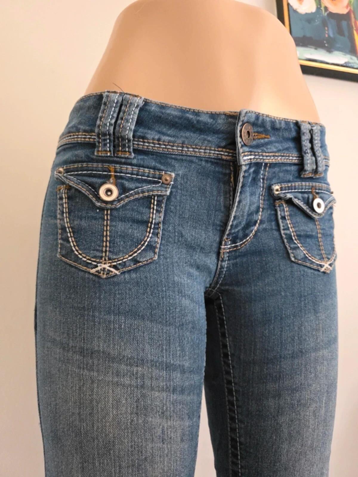 No Boundaries Low Rise Bootcut Vintage Y2K Jeans UK Size 8