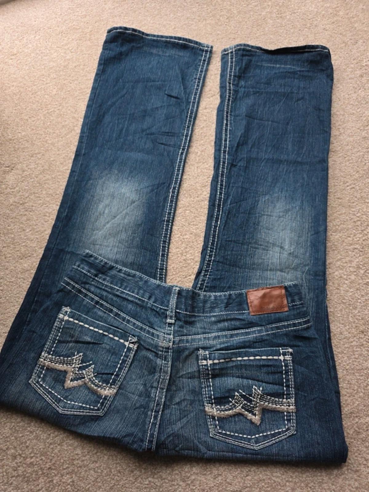 Vintage Y2K Maurices Mid Rise Bootcut Jeans UK Size 12/14 Tall