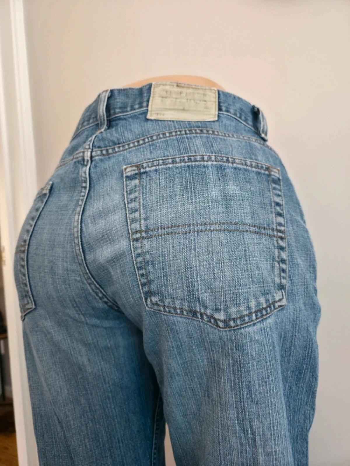Tommy Hilfiger Vintage Y2K Petite High Rise Bootcut Jeans UK Size 16