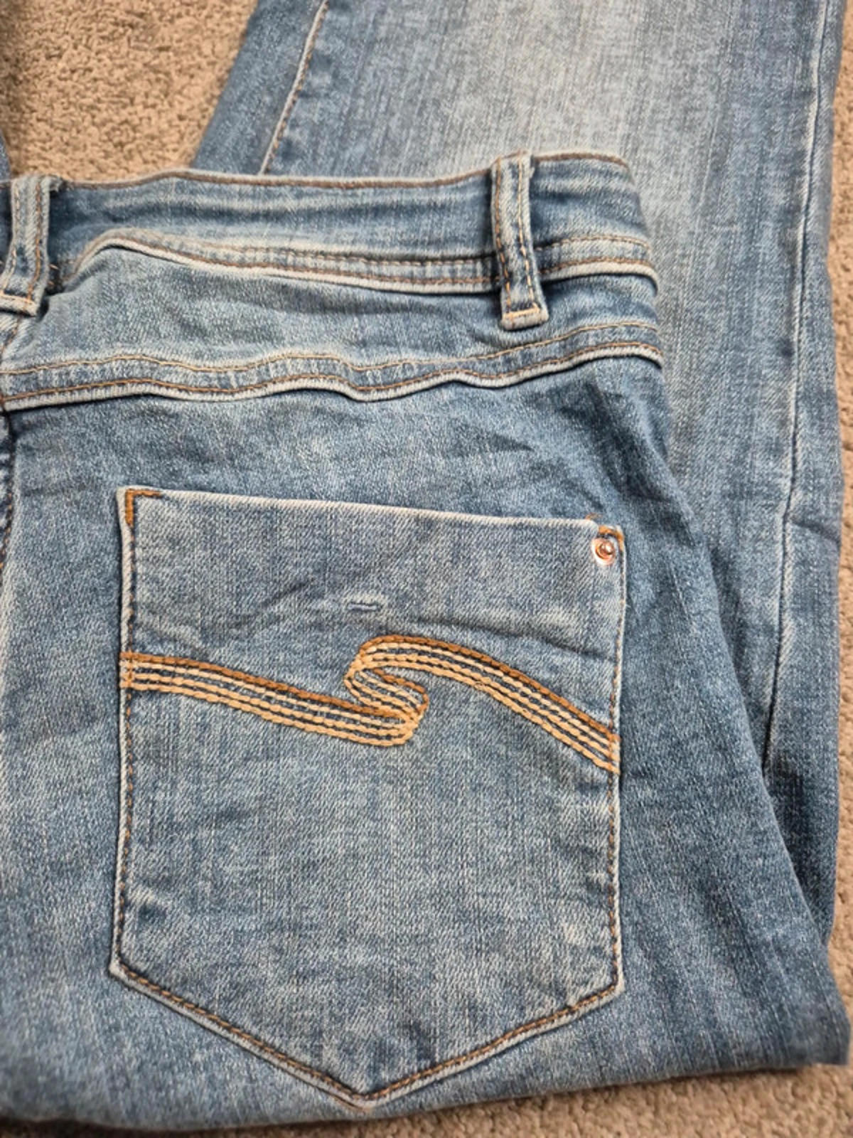 Grain de Malice Droit Jeans – Mid Rise Straight Leg (UK 8) '