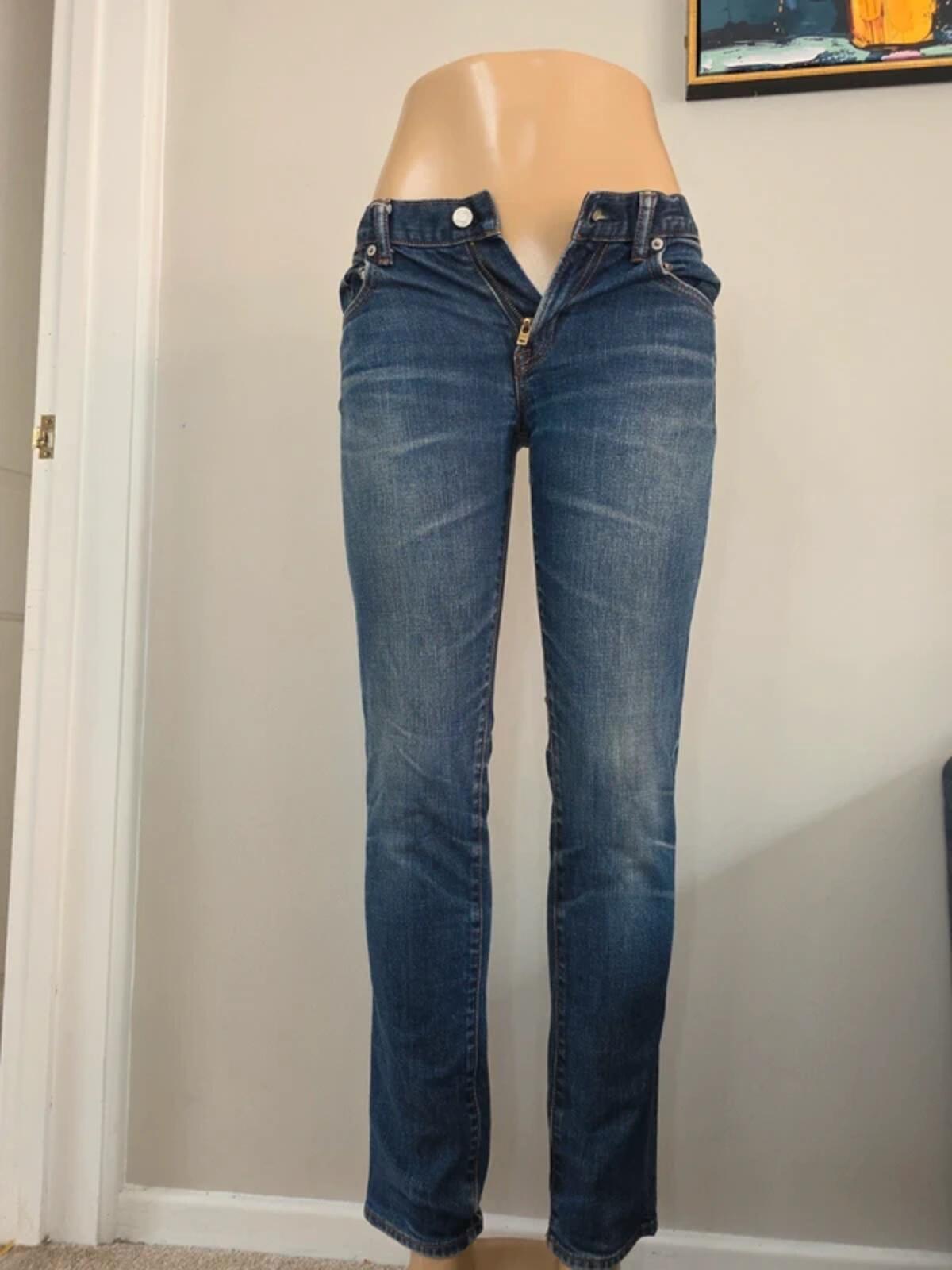 Gap Low Rise Skinny Vintage Y2K Jeans UK Size 4/6 Petite