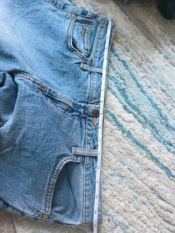 Arizona Mid Rise Flared Vintage Y2K Jeans UK Size 12/14 Petite