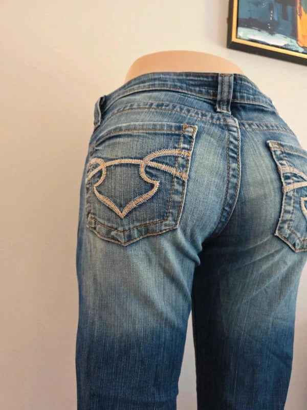 Big Star Low Rise Bootcut Vintage Y2K Jeans UK Size 10 Petite