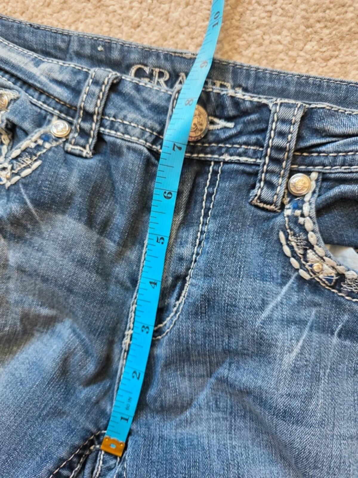 Vintage Y2K Grace in LA Mid Rise Bootcut Jeans UK Size 6 Tall