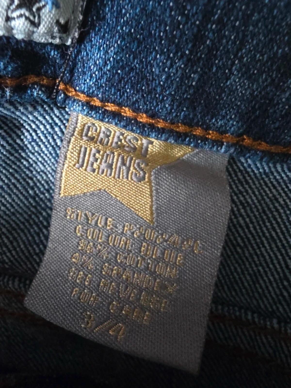 Crest Jeans Low Rise Bootcut Vintage Y2K Jeans UK Size 4/6