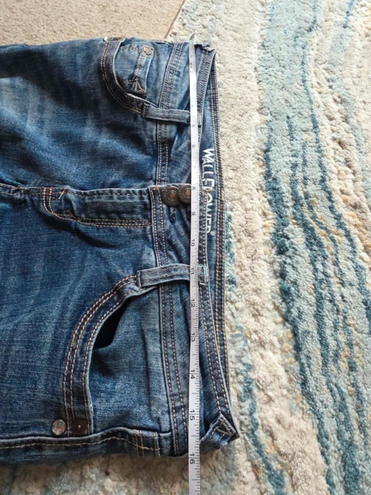 Wallflower Mid Rise Bootcut Vintage Y2K Jeans UK Size 12 Tall
