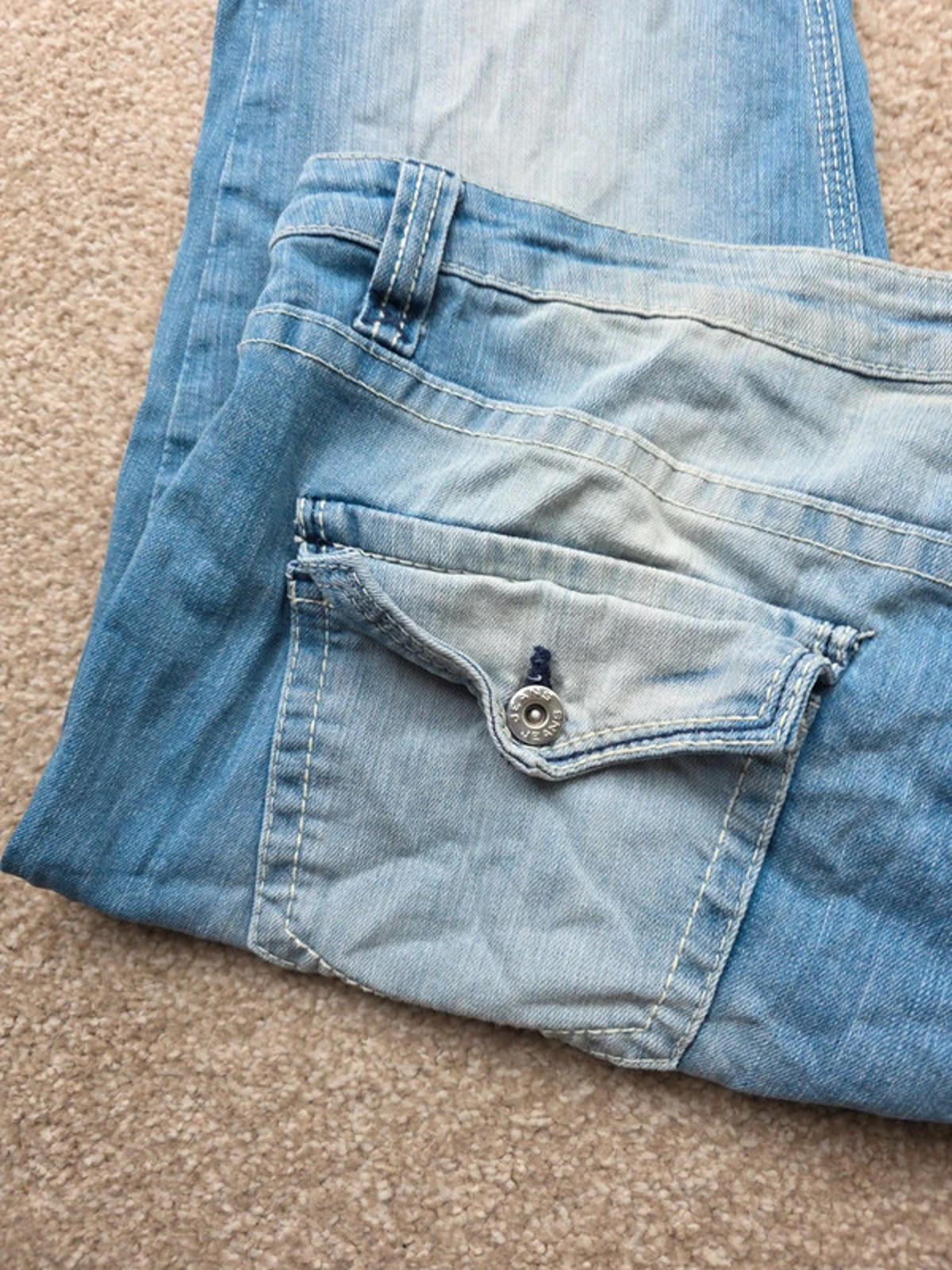 Vintage Y2K Okay Mid Rise Capri Jeans UK Size 18
