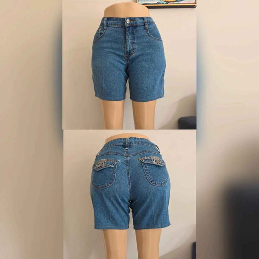 Jeanbay Vintage Y2K Loose Denim Shorts UK Size 12/14