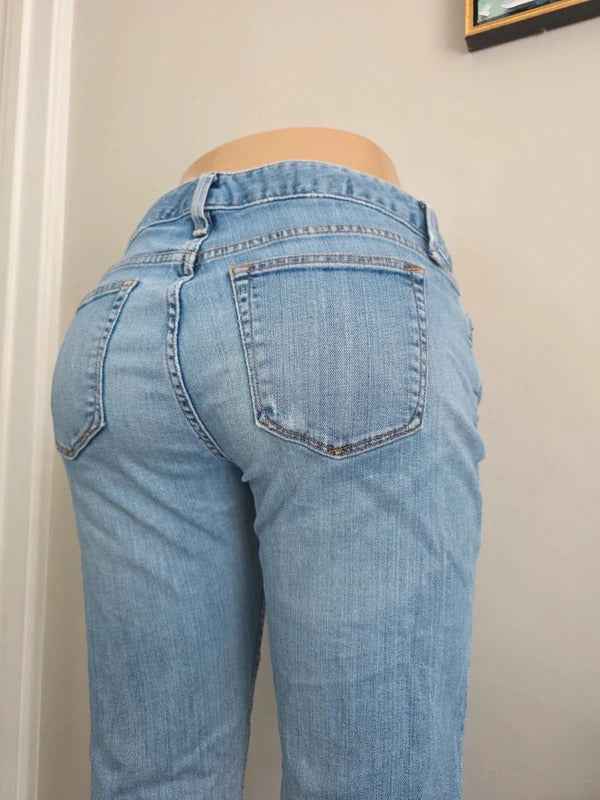 Gap 1969 Mid Rise Straight Vintage Y2K Jeans UK Size 10/12 Petite