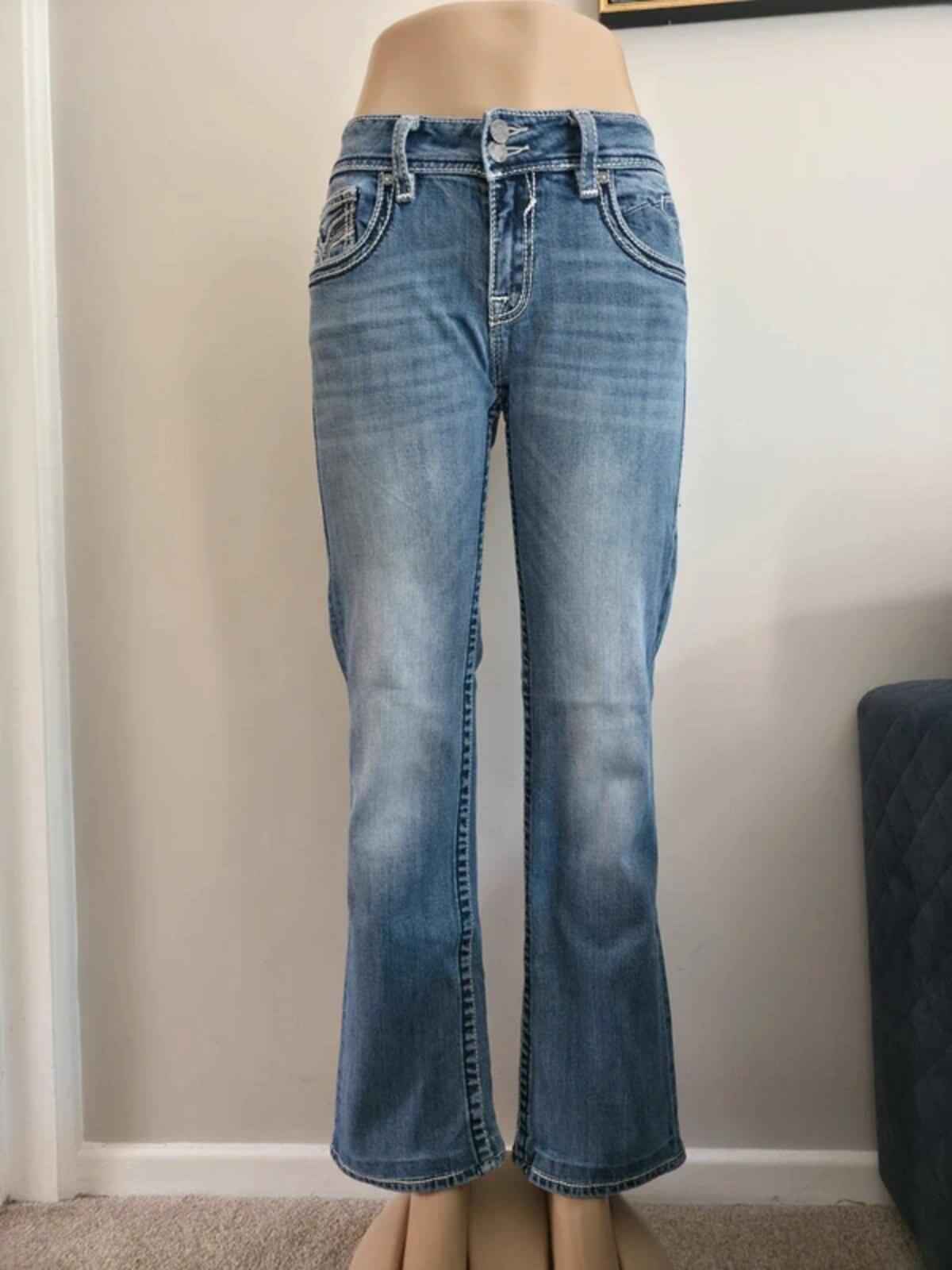 Vigoss Mid Rise Bootcut Jeans UK Size 12