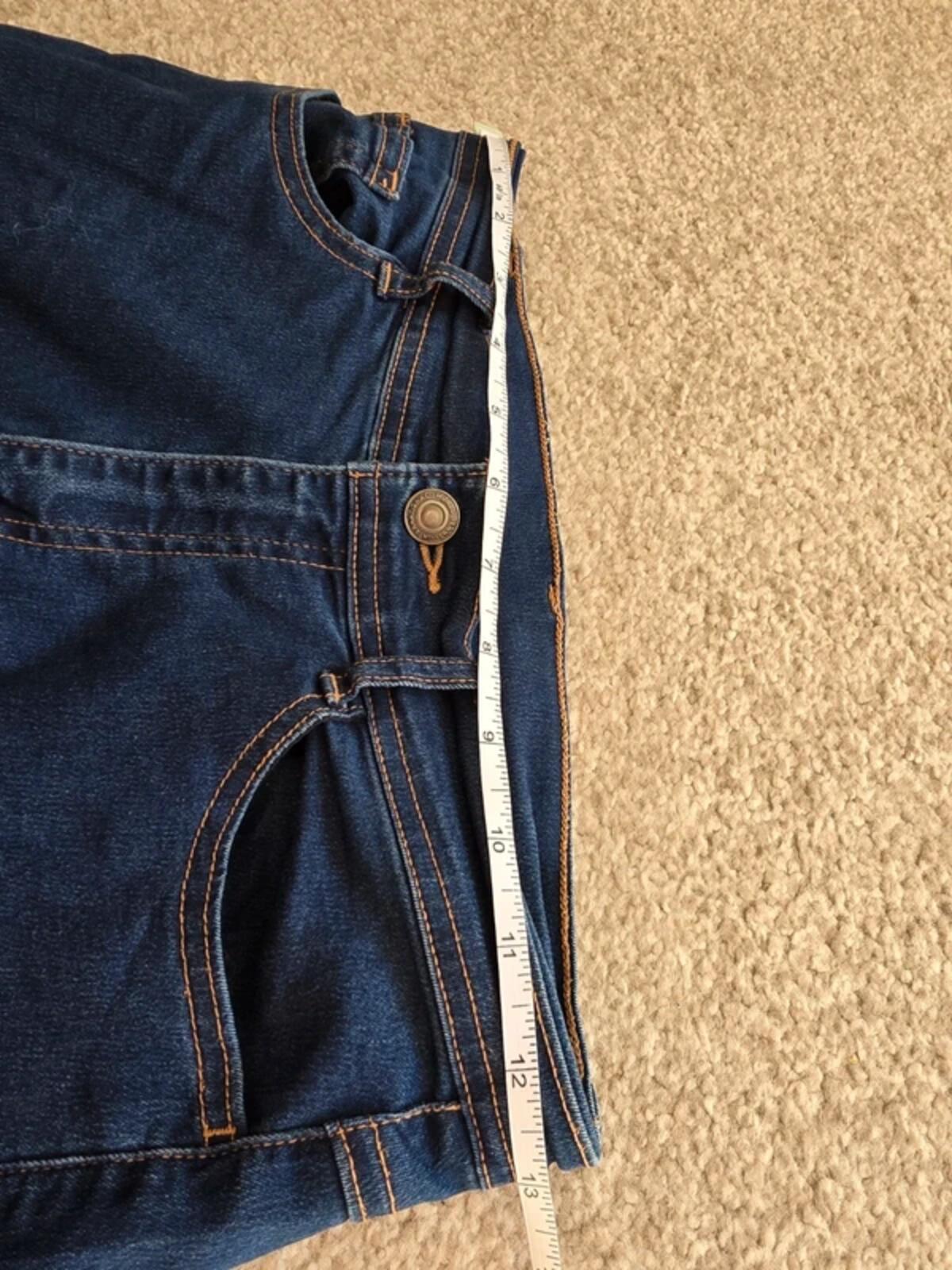 Pixie Hearts Mid Rise Capri Jeans UK Size 6